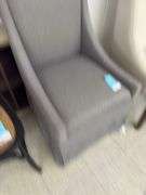 Townsend catered din/chair 24x25x37 silver lining