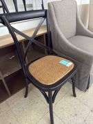 Bentwood side chair black