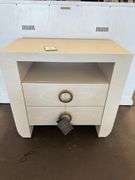 Sherie Nightstand 32x17x30 Cerused White