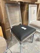 2 square Maxwell side chair w/ cane mesh