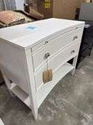 Getaway nightstand/ sea oat finish  30Wx18Dx30H