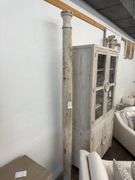 (2) Old Hotel Column Whitewashed