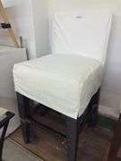 White high top chair