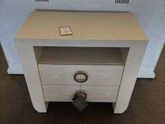 Sherie Nightstand 32x17x30 Cerused White