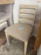 Ladder back dining chair/ weathered oak