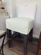 White high top chair