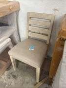 Ladder back dining chair/ weathered oak