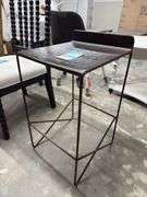 Low prfle Ant black bar stool