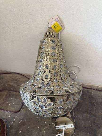 Metal Floral Hanging Light image