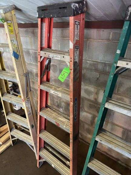Werner 6ft Heavy Duty Pro Ladder - 300 LB Rating image