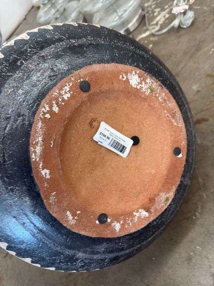 Ceramic Heavy Bowl - Black / Tan