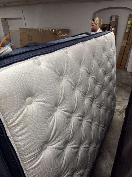 Serta Cozy Escape Pillow Top Queen Mattress w/ Box Spring image