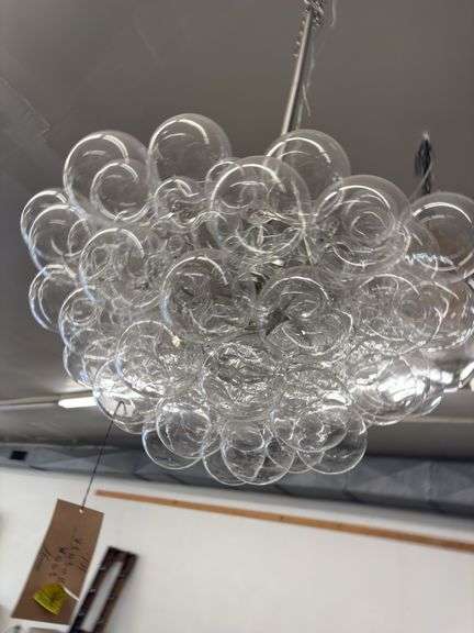 Bubbles Clear Chandelier - 4in Bubbles