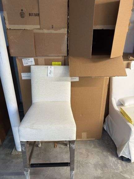(6) Gabby Home Upholstered 30in Nomad Snow image