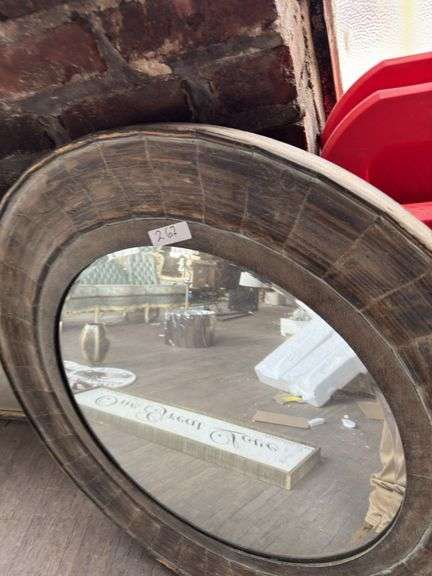 Large Oval Mirror