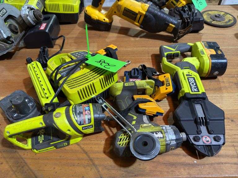 Ryobi Sheers, Light, Impact + 2 Batteries & Charger image