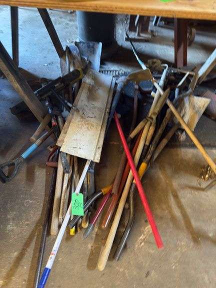 Large lot of Hand Tools - Shovels/Rakes & More image