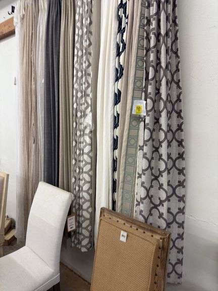 Curtains & Display Rod - Multiple Patterns