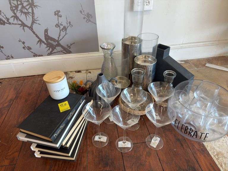 Misc Decor - Crystal, Pedestals w/ Glass & More image
