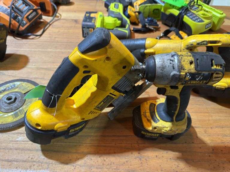 Dewalt Cordless Impact, Sawzall, Recip Saw + 3 Batteries & Charger image
