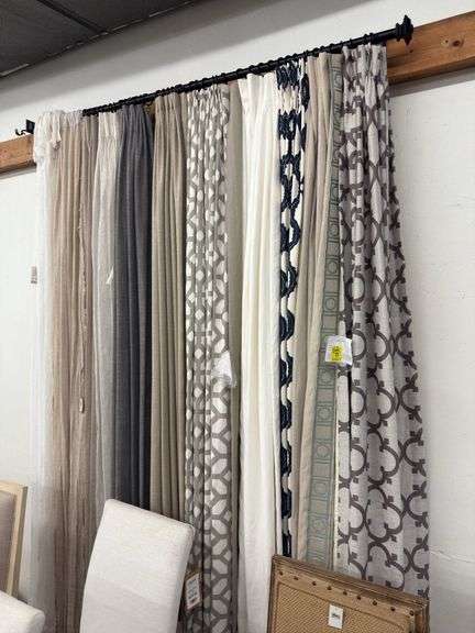 Curtains & Display Rod - Multiple Patterns image