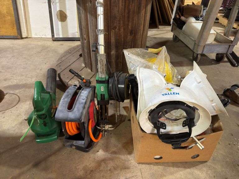Blower, Hard Hats, Drywall Gun image