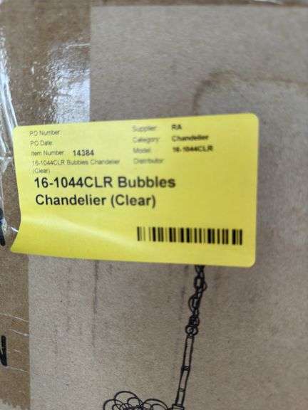 3/bubbles chandelier