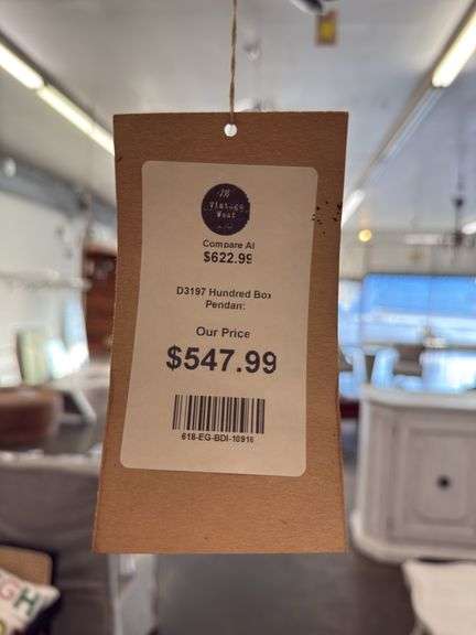 Hundred Box Pendant Light - 3 Light