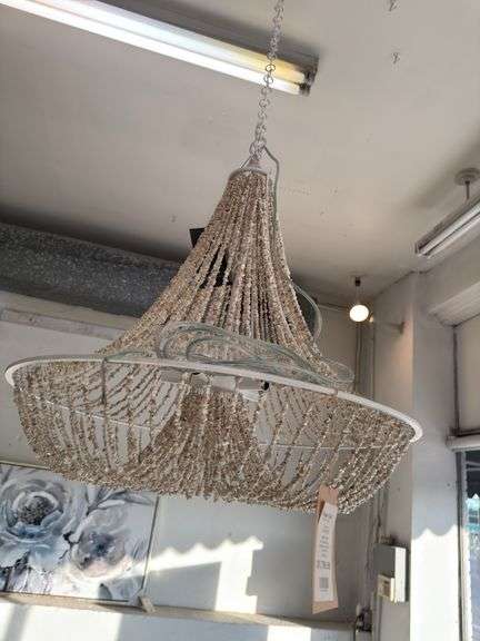 Gabby Home Elisa Chandelier 30x30x33.5 Coral White