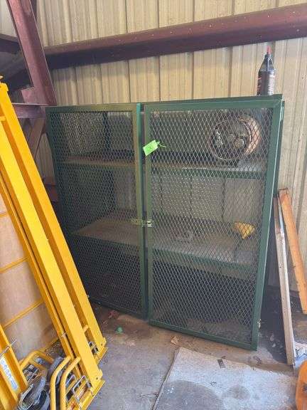 Steel Storage Cage - 63.5 W x 65 Tall x 29.5 Deep image