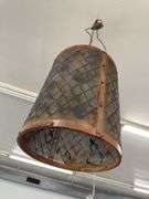 Metal Vintage Looking Light - 19.5 High x 15 Diameter