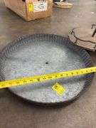 Galvanized Tray & Snack Tray