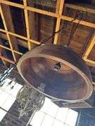 Hanging Wooden Bowl Light