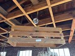 Wooden Crate Light - 3 Light