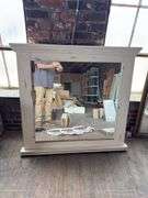 Large Wooden Mirror