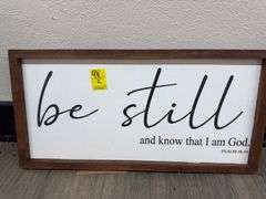 Be Still and Know that I am God Art