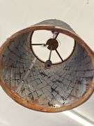 Metal Vintage Looking Light - 19.5 High x 15 Diameter