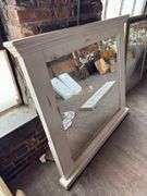 Large Wooden Mirror