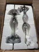 2/ silver glass lamp 57x36x31.5