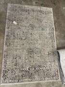 2ft7 x 4 Woven Stone/Charcoal Rug