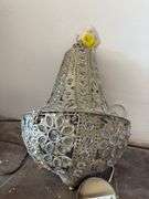 Metal Floral Hanging Light