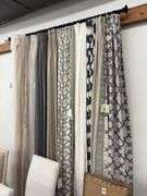 Curtains & Display Rod - Multiple Patterns