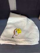 Round Linen Tablecloth 90in Rnd Cream