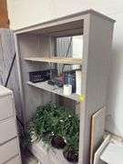 82 x 50in Mirror Backed What Not Cabinet