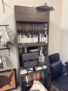 Wooden Shelving Unit w/ Samples