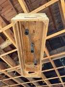 Wooden Crate Light - 3 Light