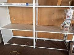 10ft Tall x 8ft Wide Shelf Unit w/ Decor - Adjustable Shelves