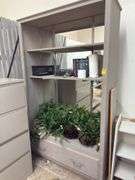 82 x 50in Mirror Backed What Not Cabinet