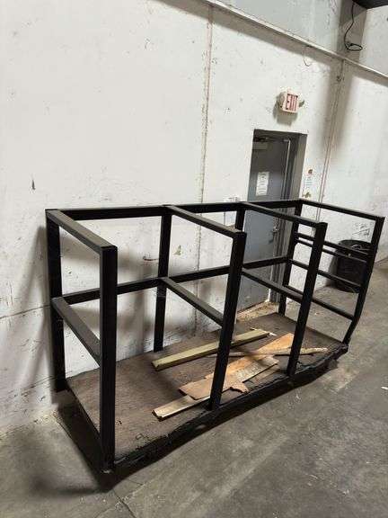 8ft Wide Steel Rolling Cart
