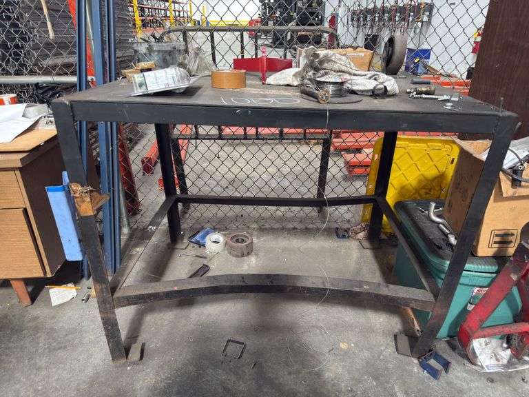 Steel Shop Table